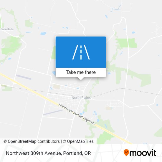 Northwest 309th Avenue map