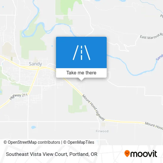 Southeast Vista View Court map