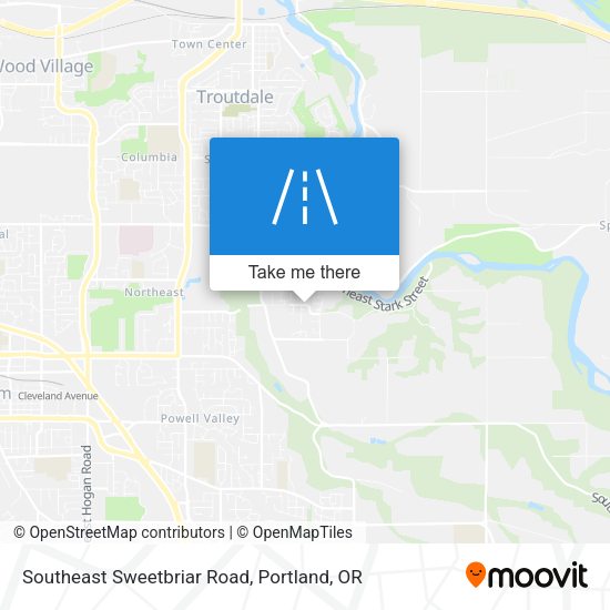 Mapa de Southeast Sweetbriar Road