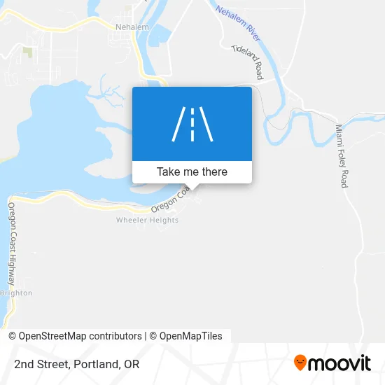 2nd Street map