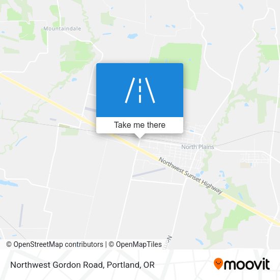 Mapa de Northwest Gordon Road