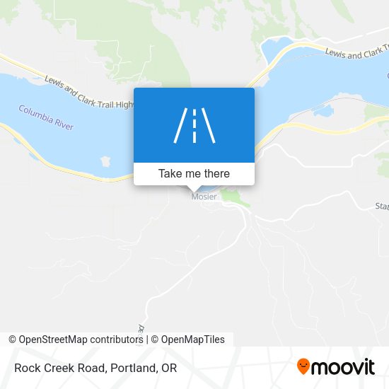 Mapa de Rock Creek Road