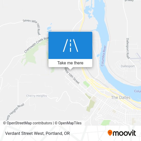 Verdant Street West map