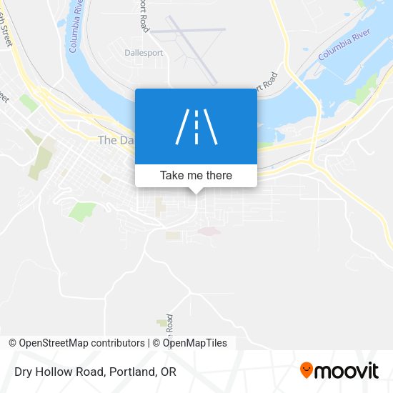 Dry Hollow Road map