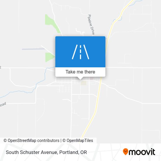 South Schuster Avenue map