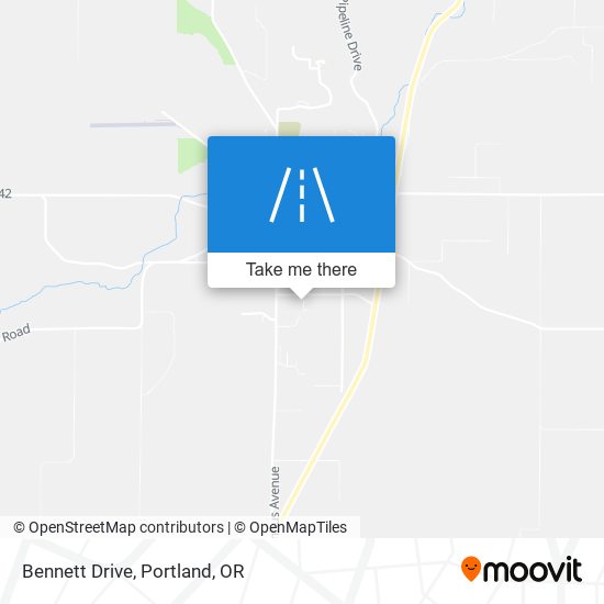 Bennett Drive map