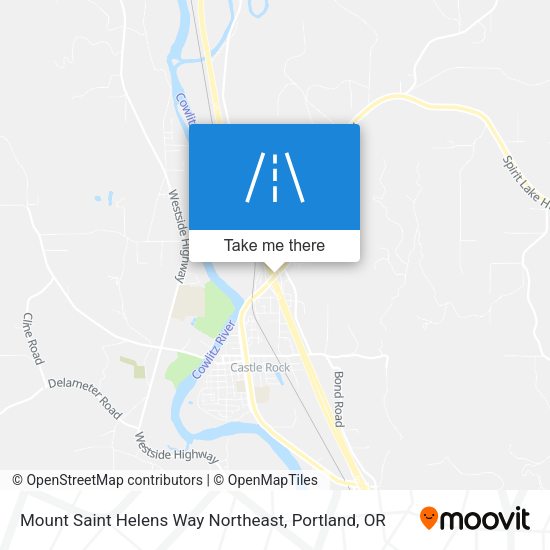 Mount Saint Helens Way Northeast map