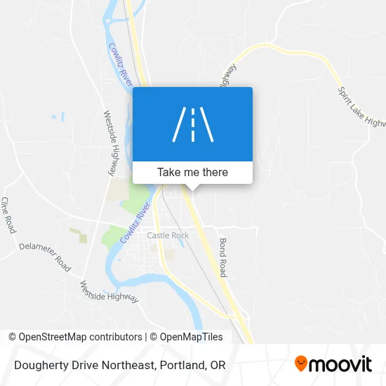 Dougherty Drive Northeast map