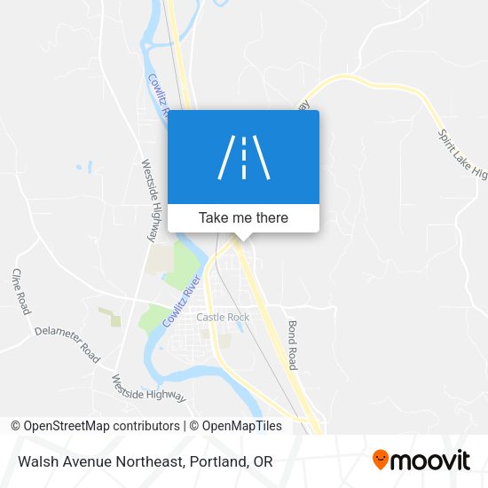 Walsh Avenue Northeast map
