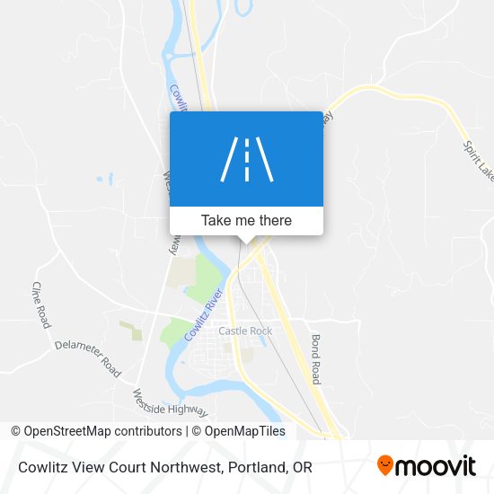 Mapa de Cowlitz View Court Northwest