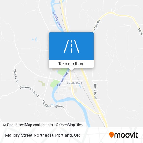 Mapa de Mallory Street Northeast