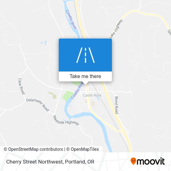Cherry Street Northwest map