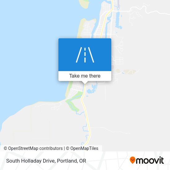 South Holladay Drive map