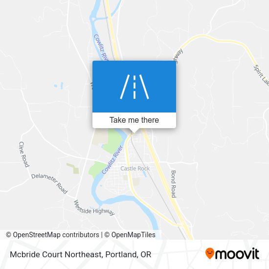 Mcbride Court Northeast map