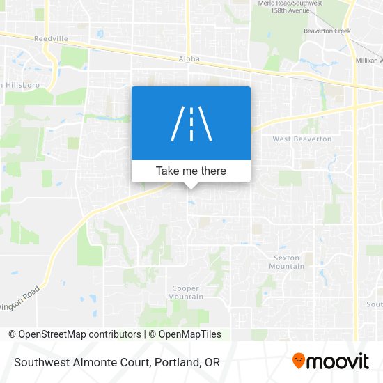Southwest Almonte Court map