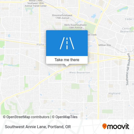 Mapa de Southwest Annie Lane