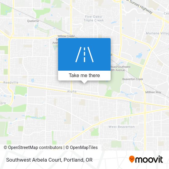 Mapa de Southwest Arbela Court