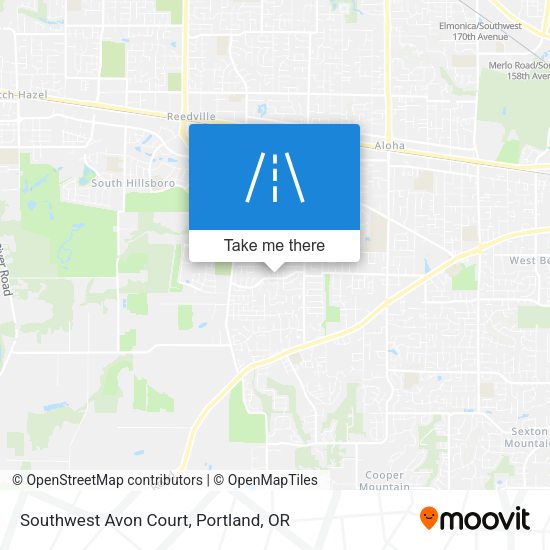 Southwest Avon Court map