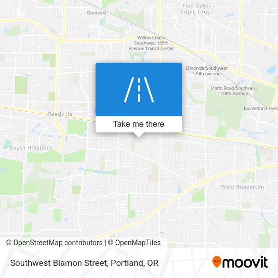 Southwest Blamon Street map