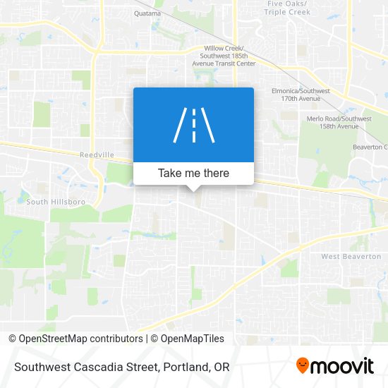 Southwest Cascadia Street map
