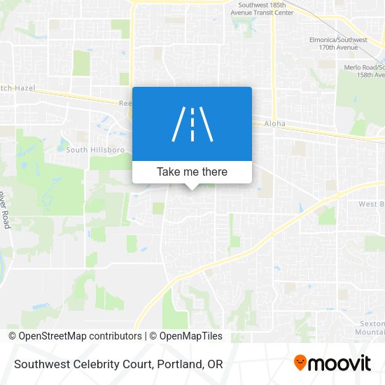 Southwest Celebrity Court map
