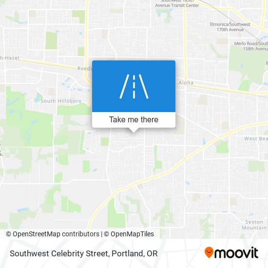 Mapa de Southwest Celebrity Street