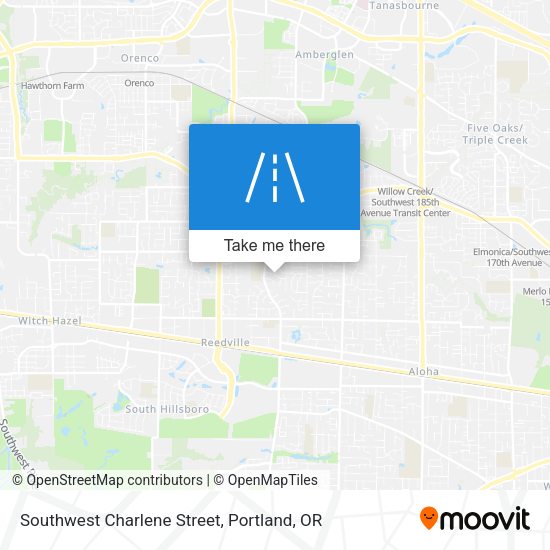 Southwest Charlene Street map