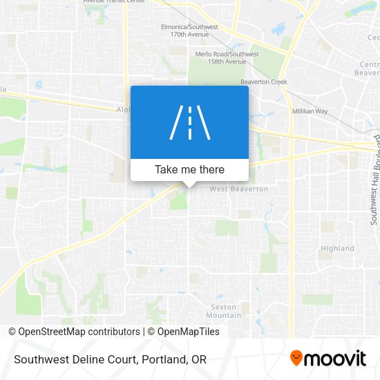 Southwest Deline Court map