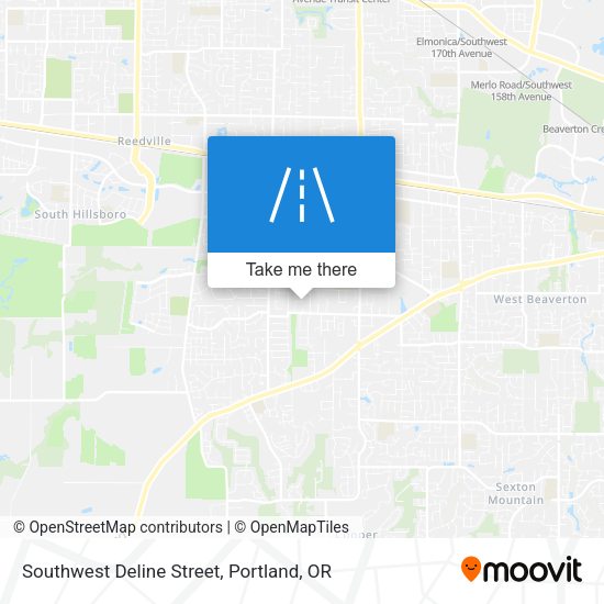 Mapa de Southwest Deline Street