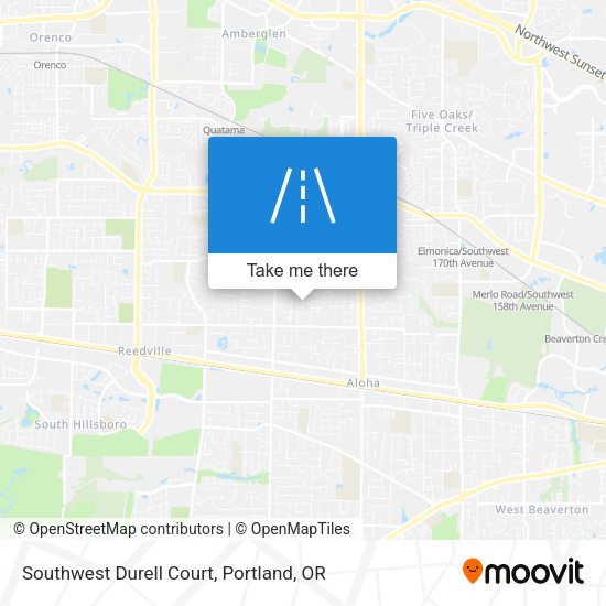 Mapa de Southwest Durell Court