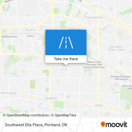 Mapa de Southwest Ella Place