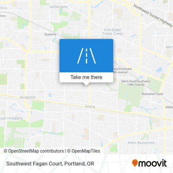 Mapa de Southwest Fagan Court