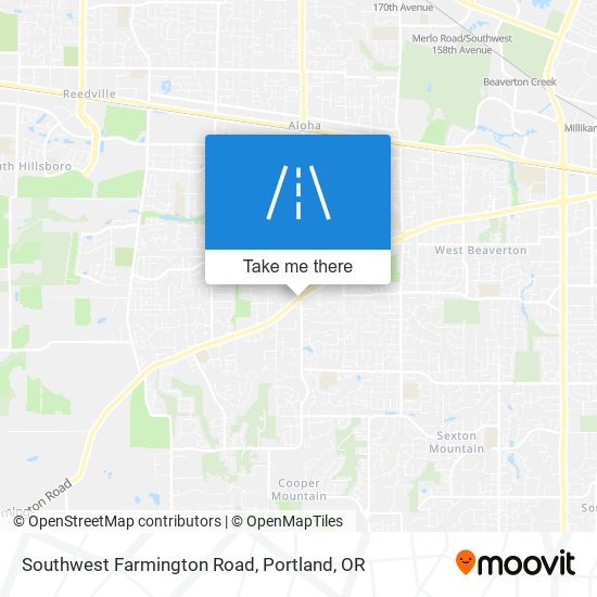 Southwest Farmington Road map