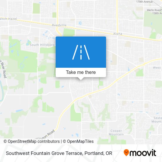 Southwest Fountain Grove Terrace map