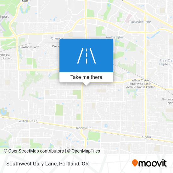 Mapa de Southwest Gary Lane