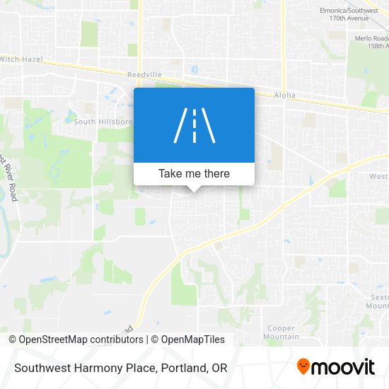 Southwest Harmony Place map