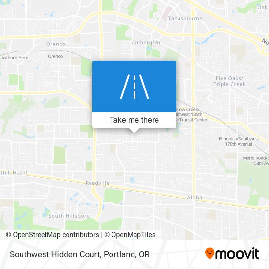 Southwest Hidden Court map