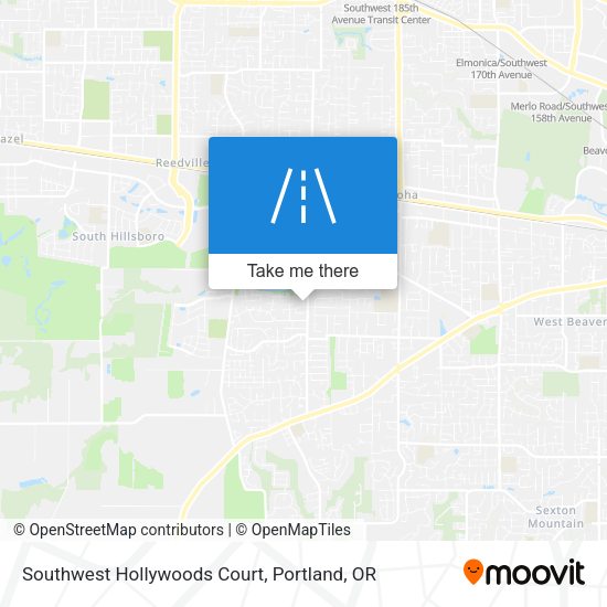 Southwest Hollywoods Court map