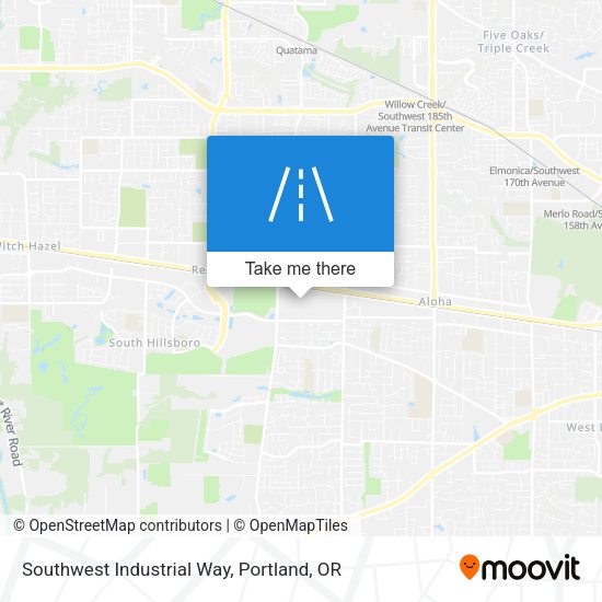 Mapa de Southwest Industrial Way