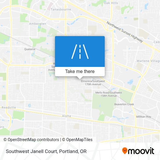 Mapa de Southwest Janell Court