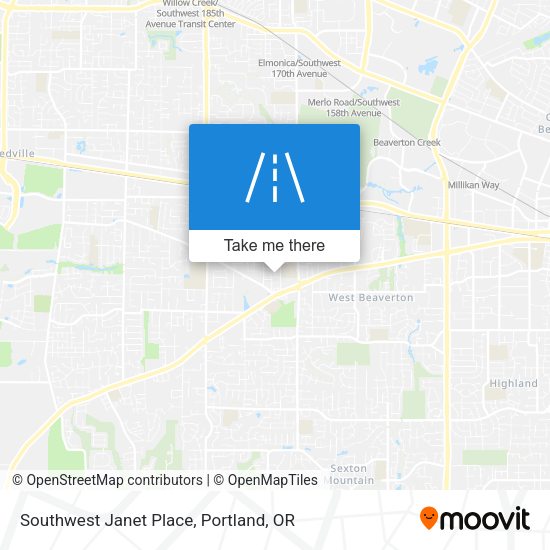 Mapa de Southwest Janet Place