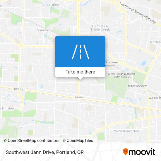 Southwest Jann Drive map