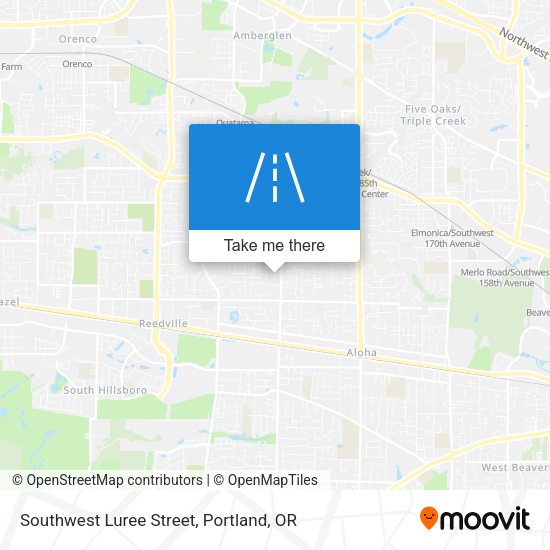 Southwest Luree Street map