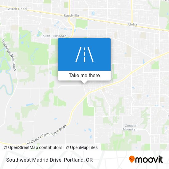 Southwest Madrid Drive map