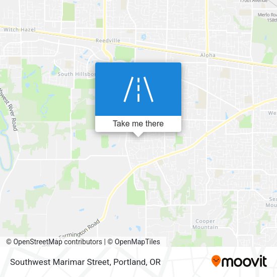 Southwest Marimar Street map