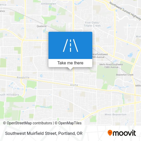 Southwest Muirfield Street map