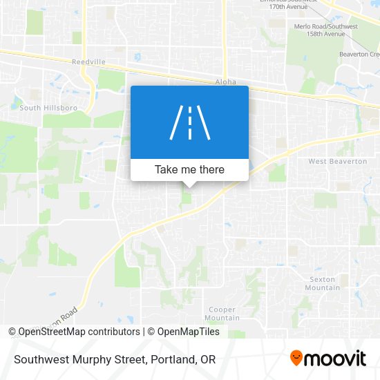 Southwest Murphy Street map