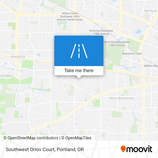 Southwest Orlov Court map