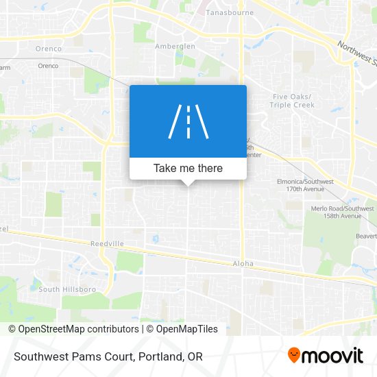 Southwest Pams Court map