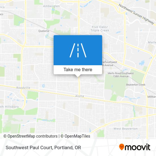 Southwest Paul Court map
